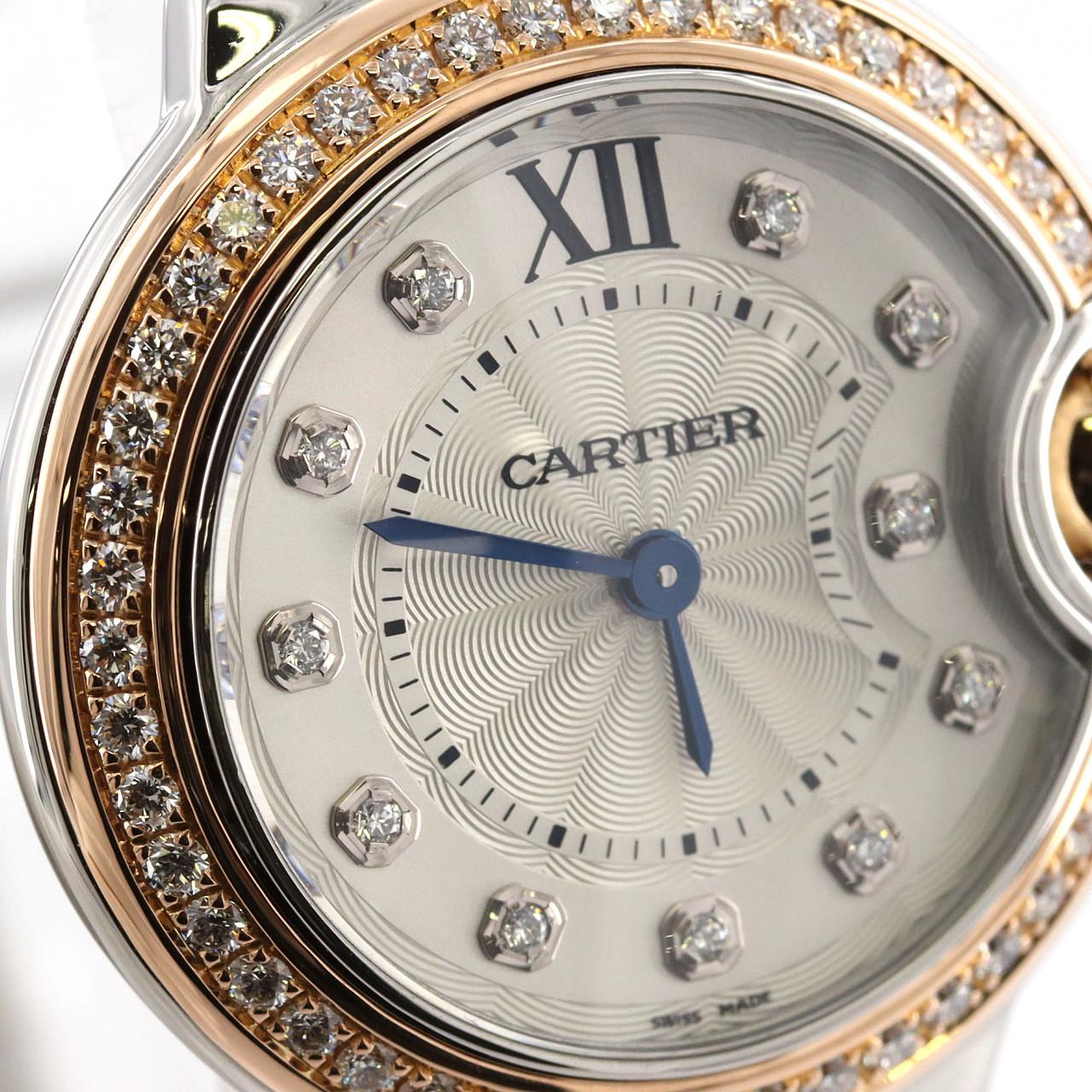 Cartier Ballon Bleu PG Combi/D・11P W3BB0 009 SSxPG石英