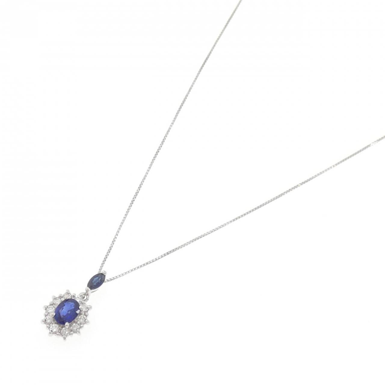 PT900/PT850 サファイヤ ネックレス 0.63CT