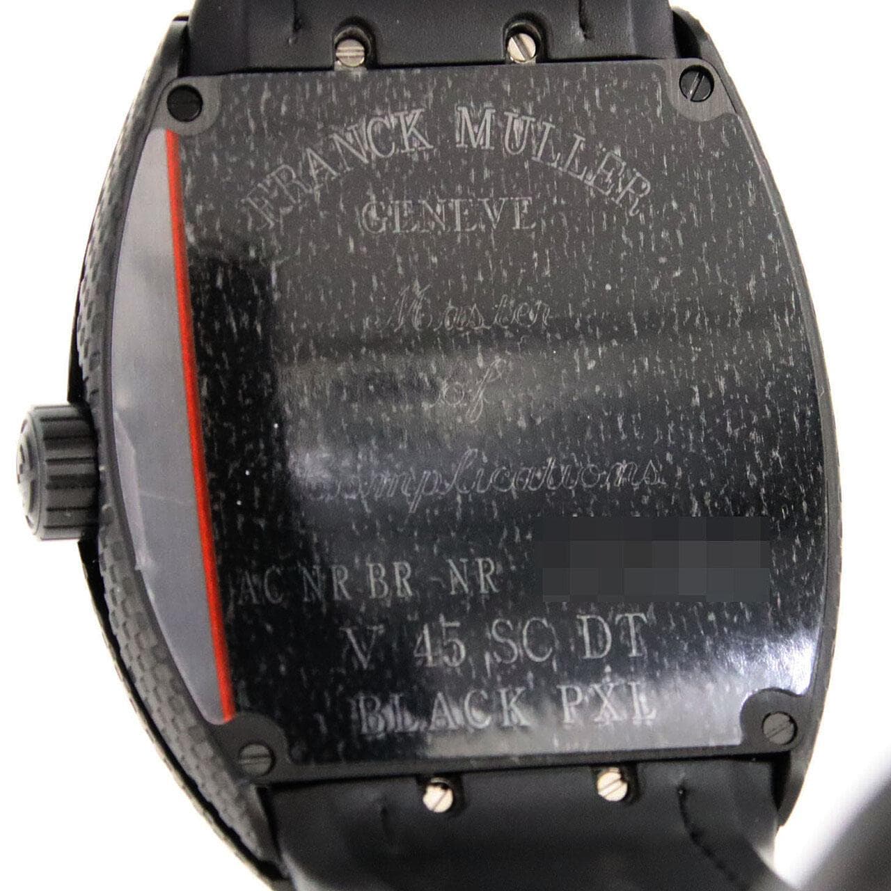 【新品】フランクミュラー ヴァンガードカーボン V45SCDT BLACKPXL ACNRBRNR カーボン 自動巻