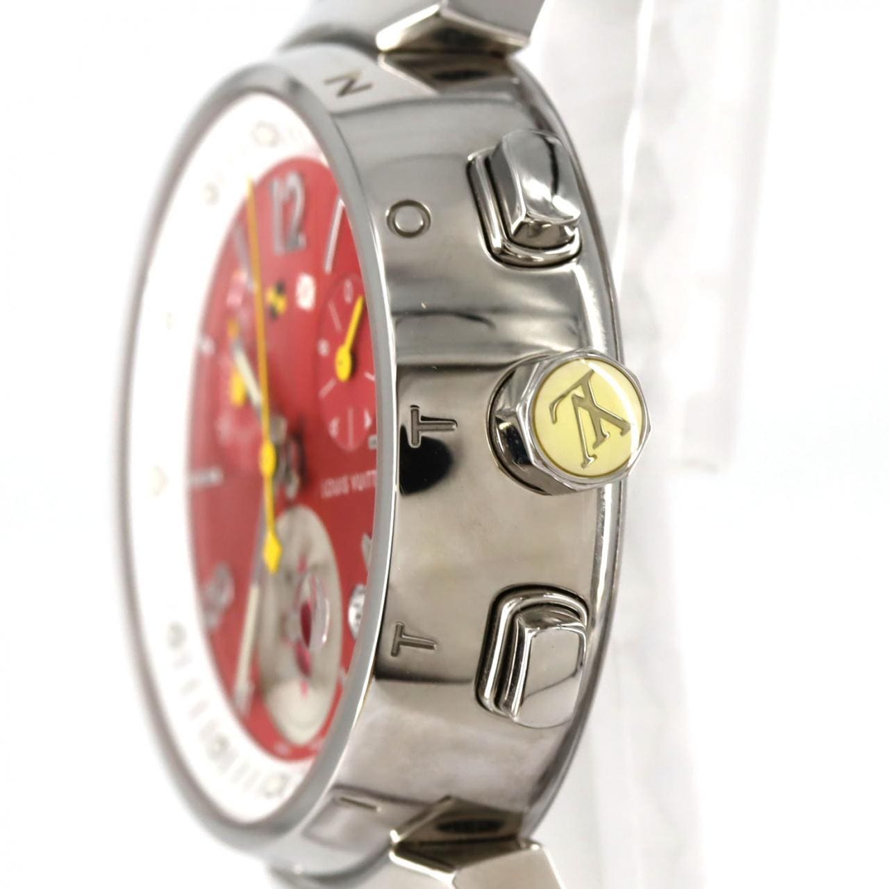 ルイヴィトン タンブールラブリーカップクロノ Q1G03 SS クォーツ