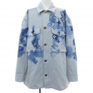 ルイヴィトン LOUIS VUITTON ストライプモノグラムワークウェア HLS05WBX7 デニムジャケット