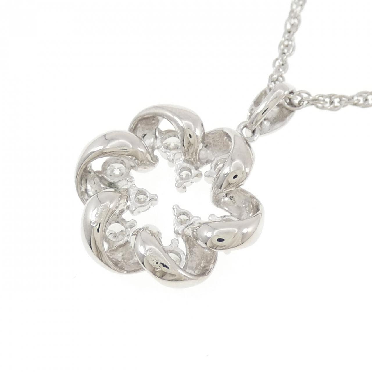 PT900/PT850 ダイヤモンド ネックレス 0.55CT