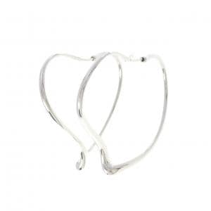 ティファニー オープン ハート フープ ピアス