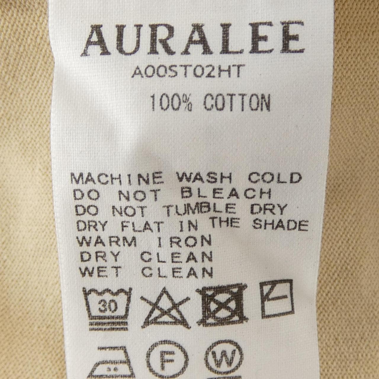 オーラリー AURALEE A00ST02HT Tシャツ