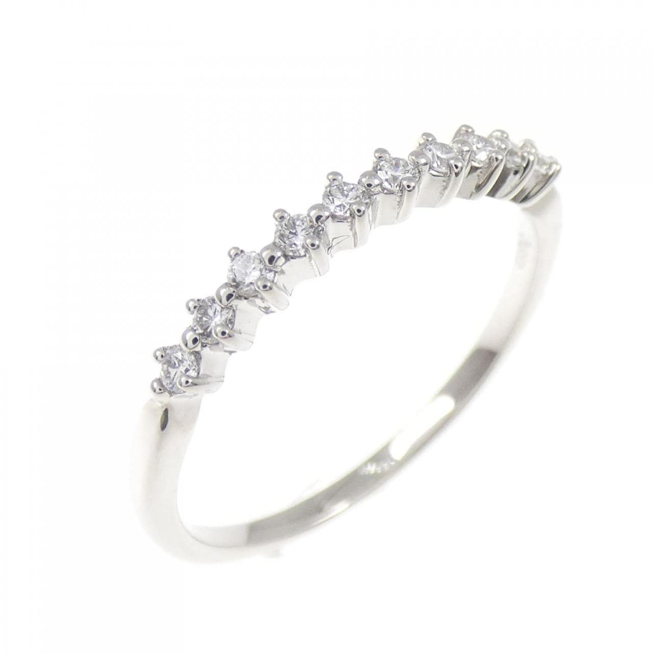 PT950 ダイヤモンド リング 0.10CT