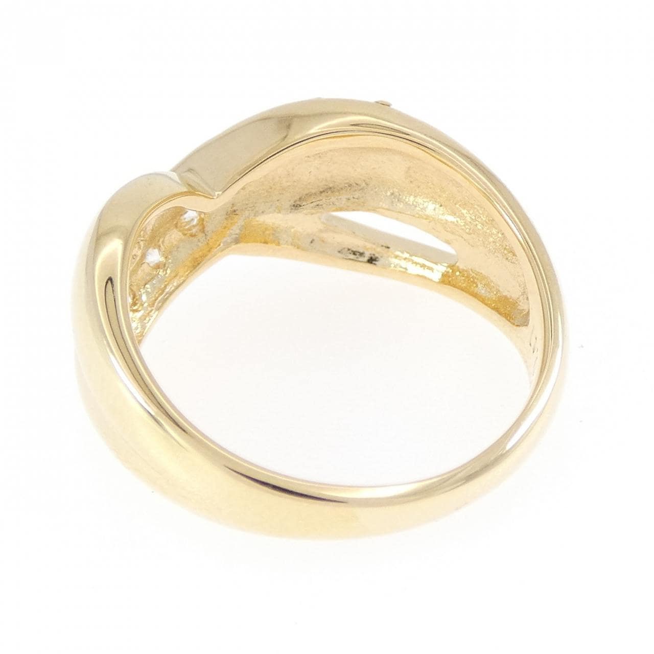 K18YG ダイヤモンド リング 0.41CT