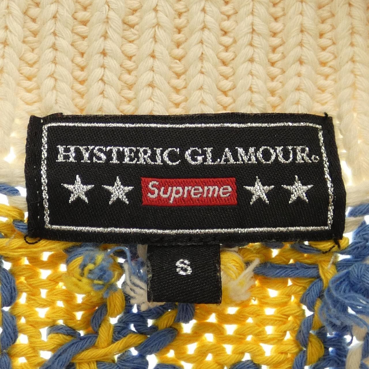 シュプリーム SUPREME HYSTERIC GLAMOUR カーディガン