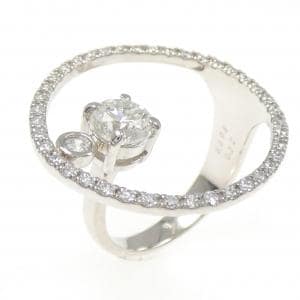 PT900 ダイヤモンド リング 0.804CT I SI2 Fair