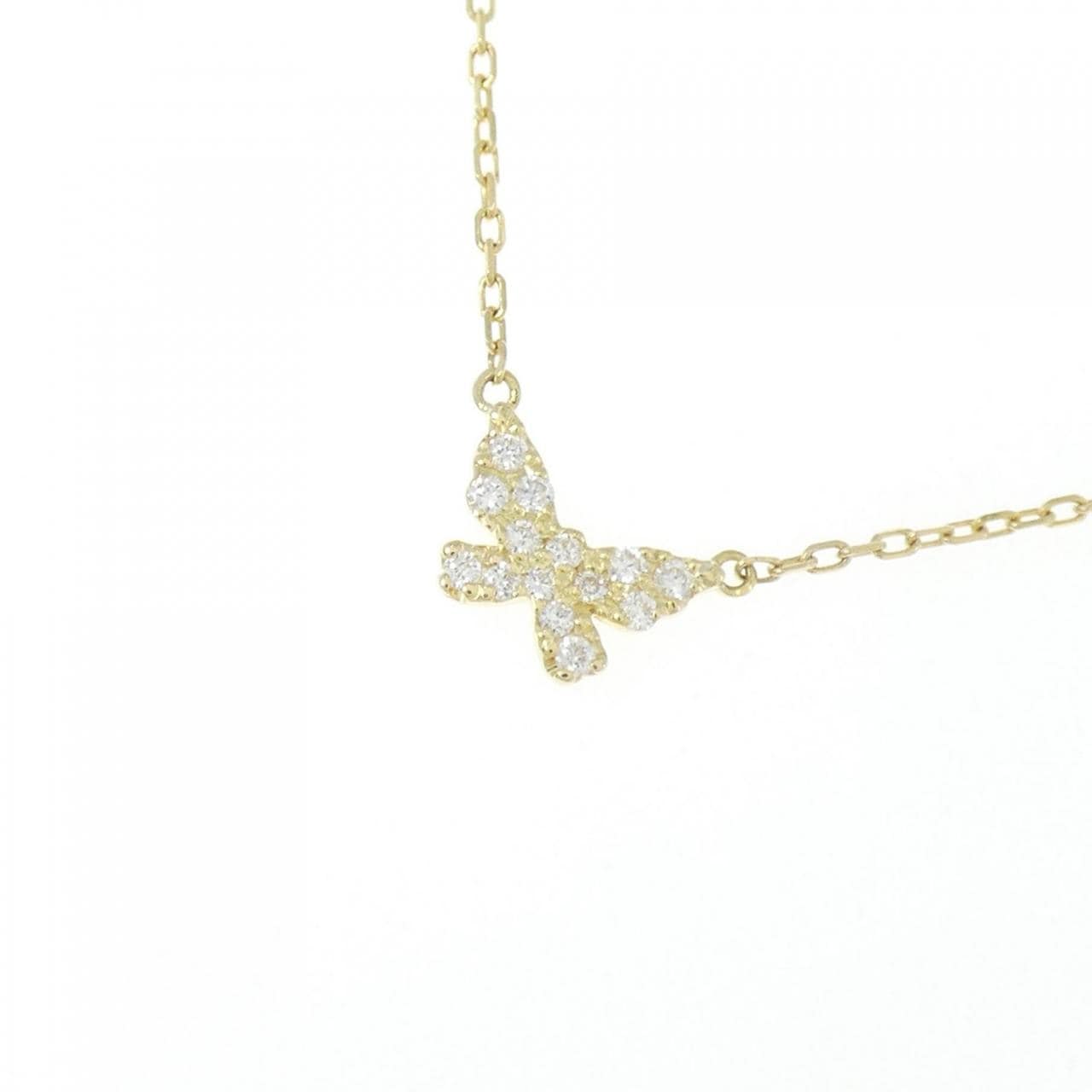 アーカー バタフライ ネックレス 0.06CT