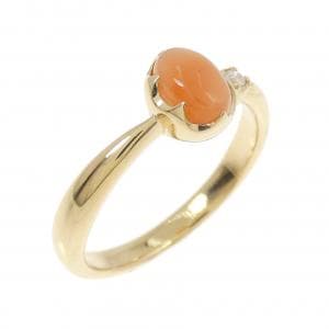 K18YG サンゴ リング