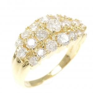 K18YG ダイヤモンド リング 1.06CT