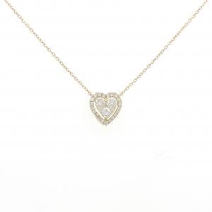 K18YG ハート ダイヤモンド ネックレス 0.40CT