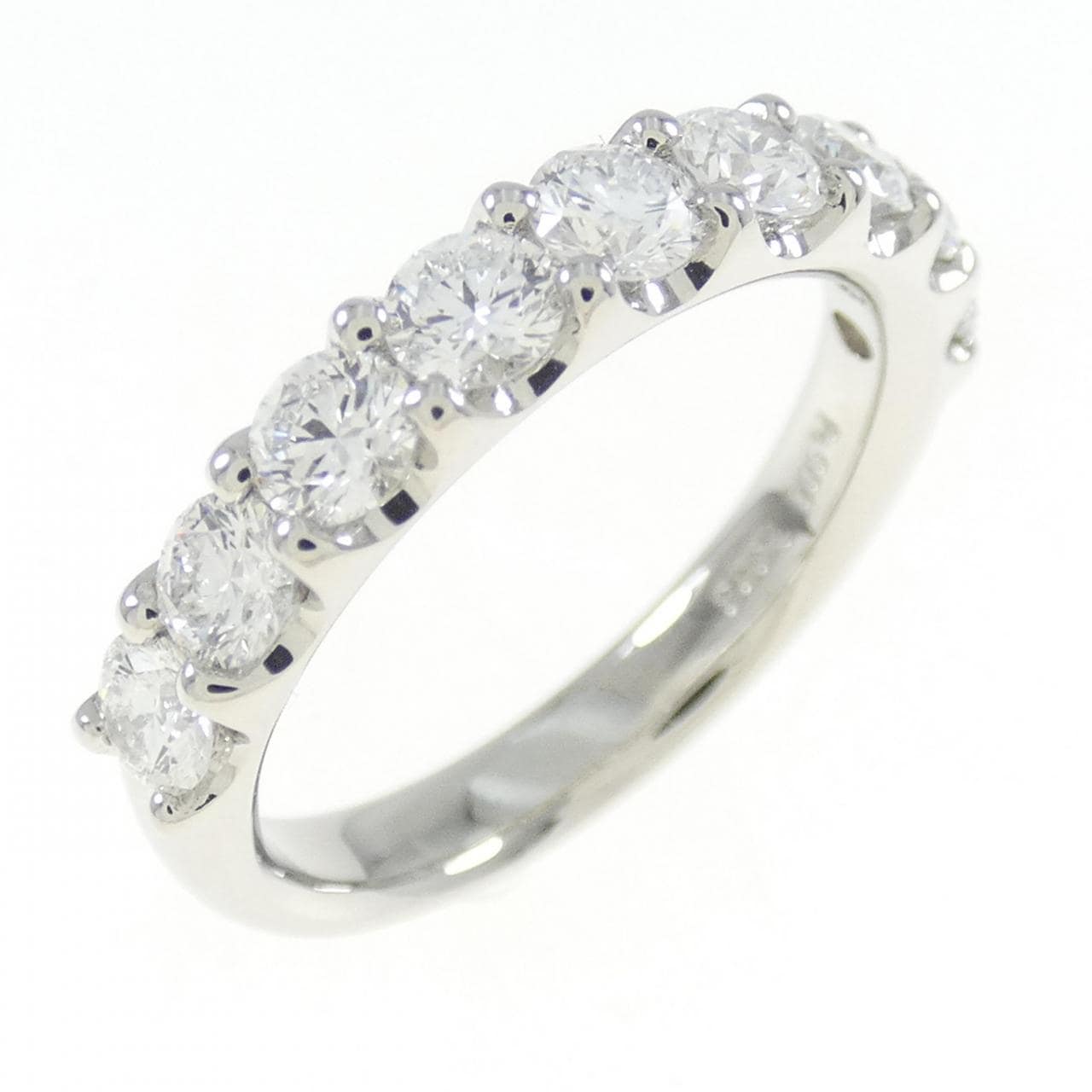 [新品] PT钻石戒指 1.003CT D VS1-SI2 EXT-GOOD