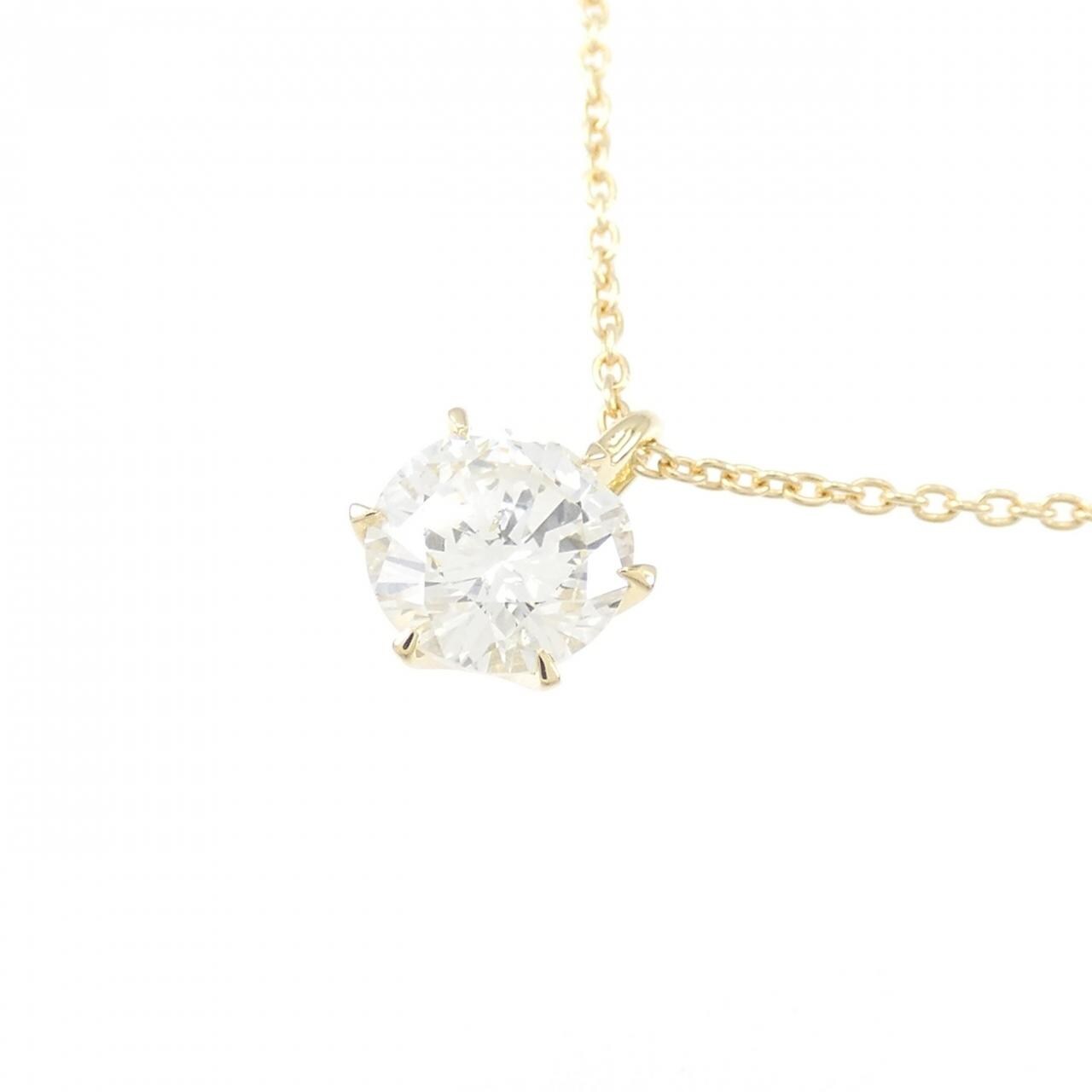 【リメイク】K18YG ダイヤモンド ネックレス 0.643CT J I1 Good