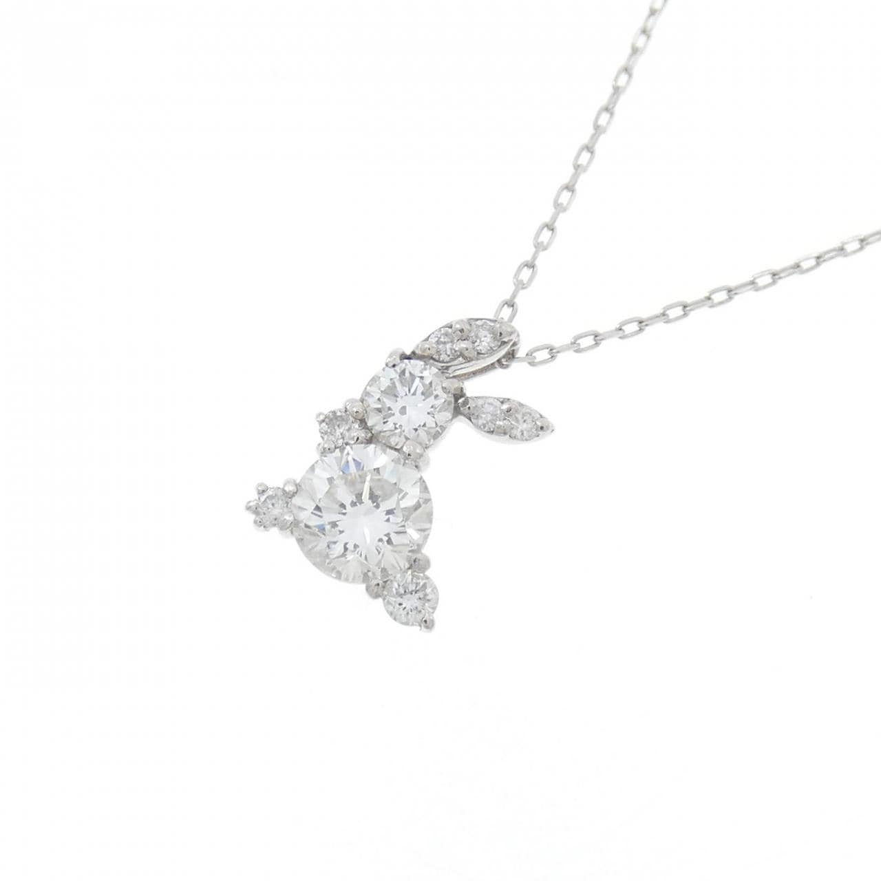 PT900/PT850 ラビット ダイヤモンド ネックレス 0.54CT
