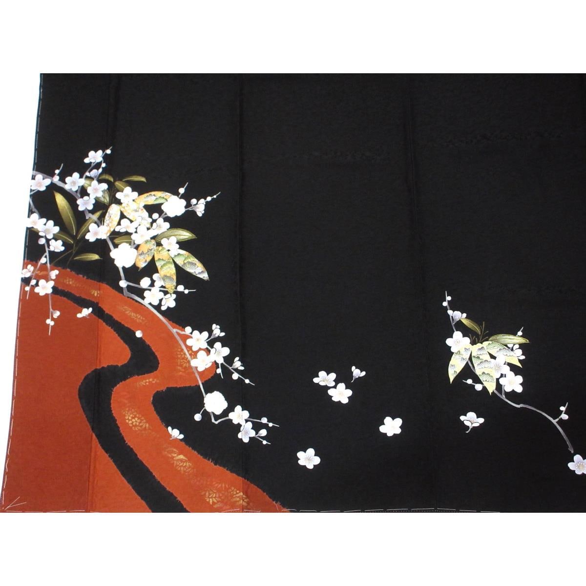 【未使用品】訪問着　友禅金彩加工　身幅Ｌ寸