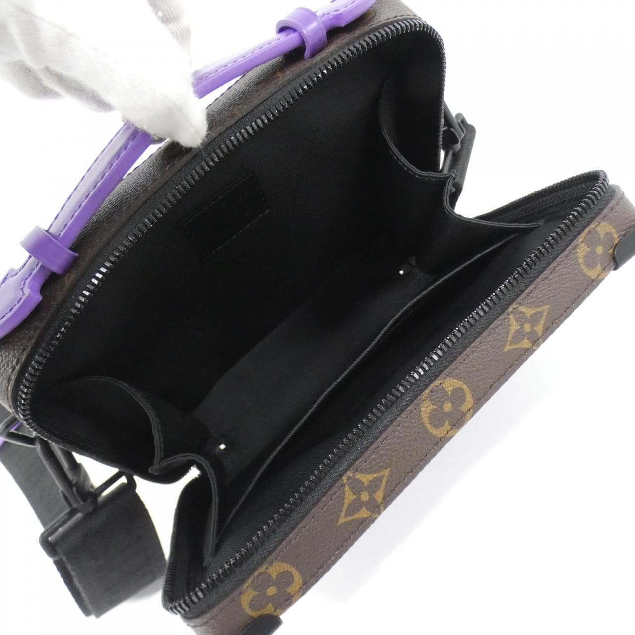 ルイヴィトン モノグラム マカサー ハンドル ソフトトランク M46264 ショルダーバッグ