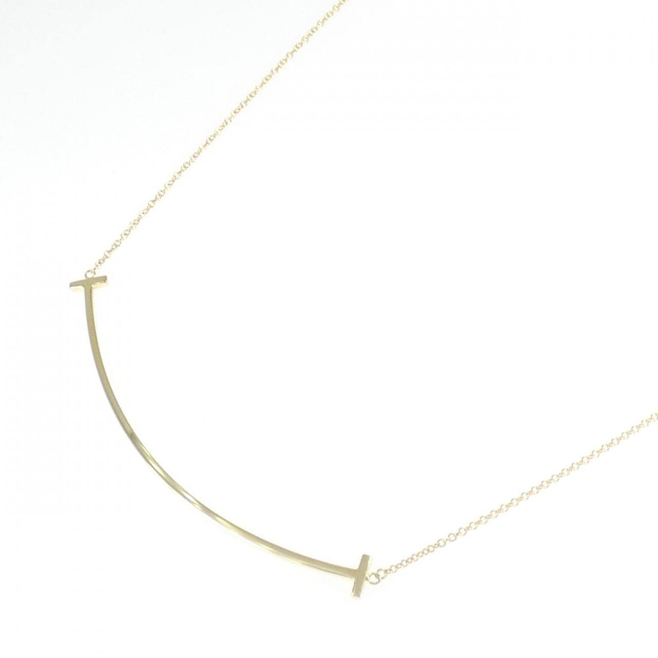 ティファニー Tスマイル ラージ ネックレス