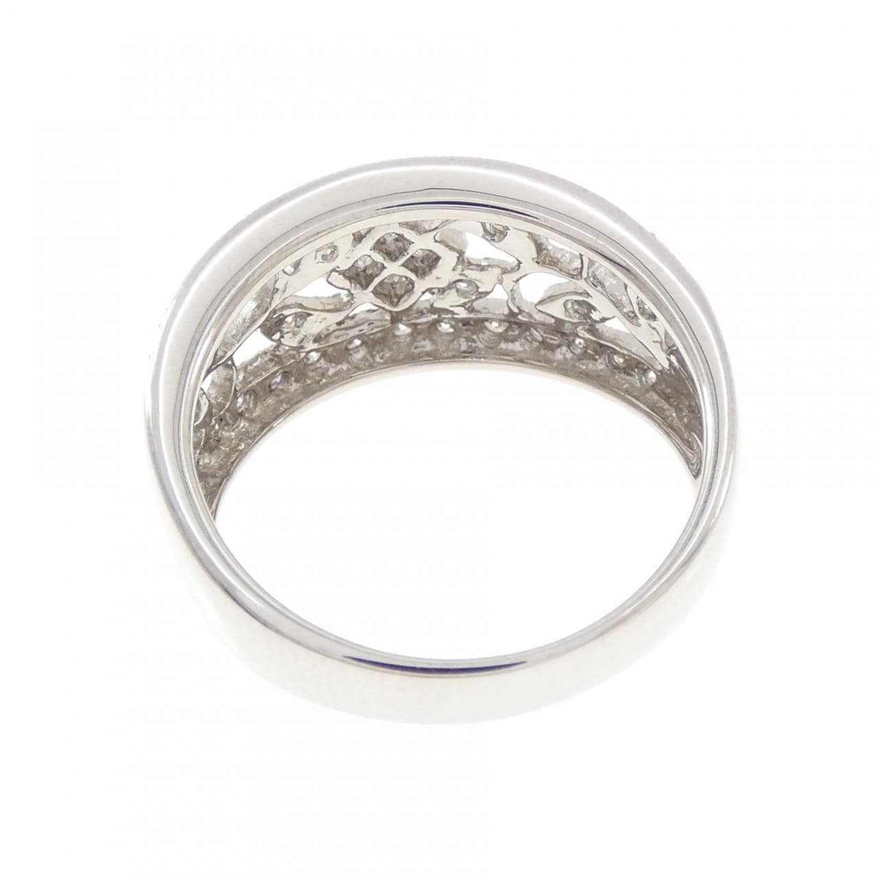 K18WG ダイヤモンド リング 0.41CT