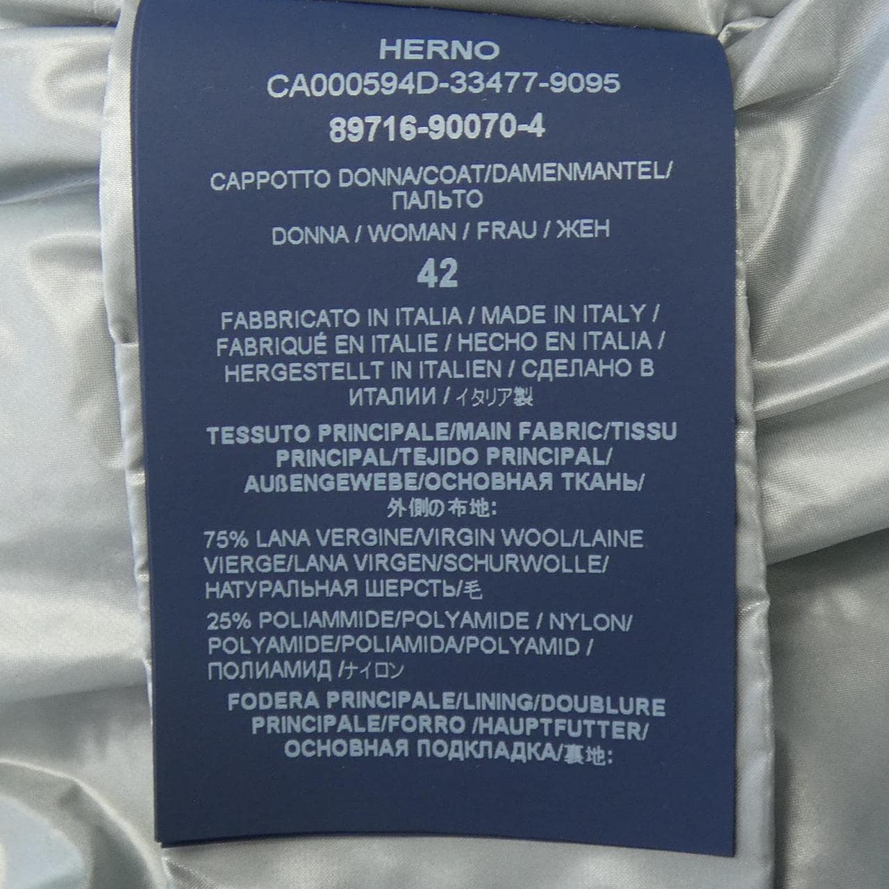 ヘルノ Herno CA000594D ダウンコート