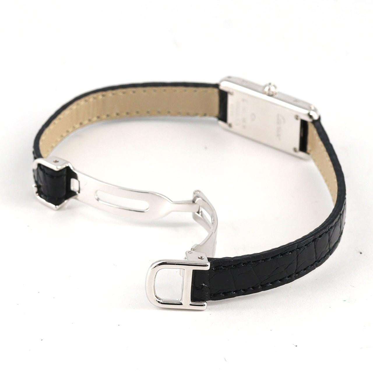 カルティエ タンクアロンジェ WG/D WB302651 WG クォーツ