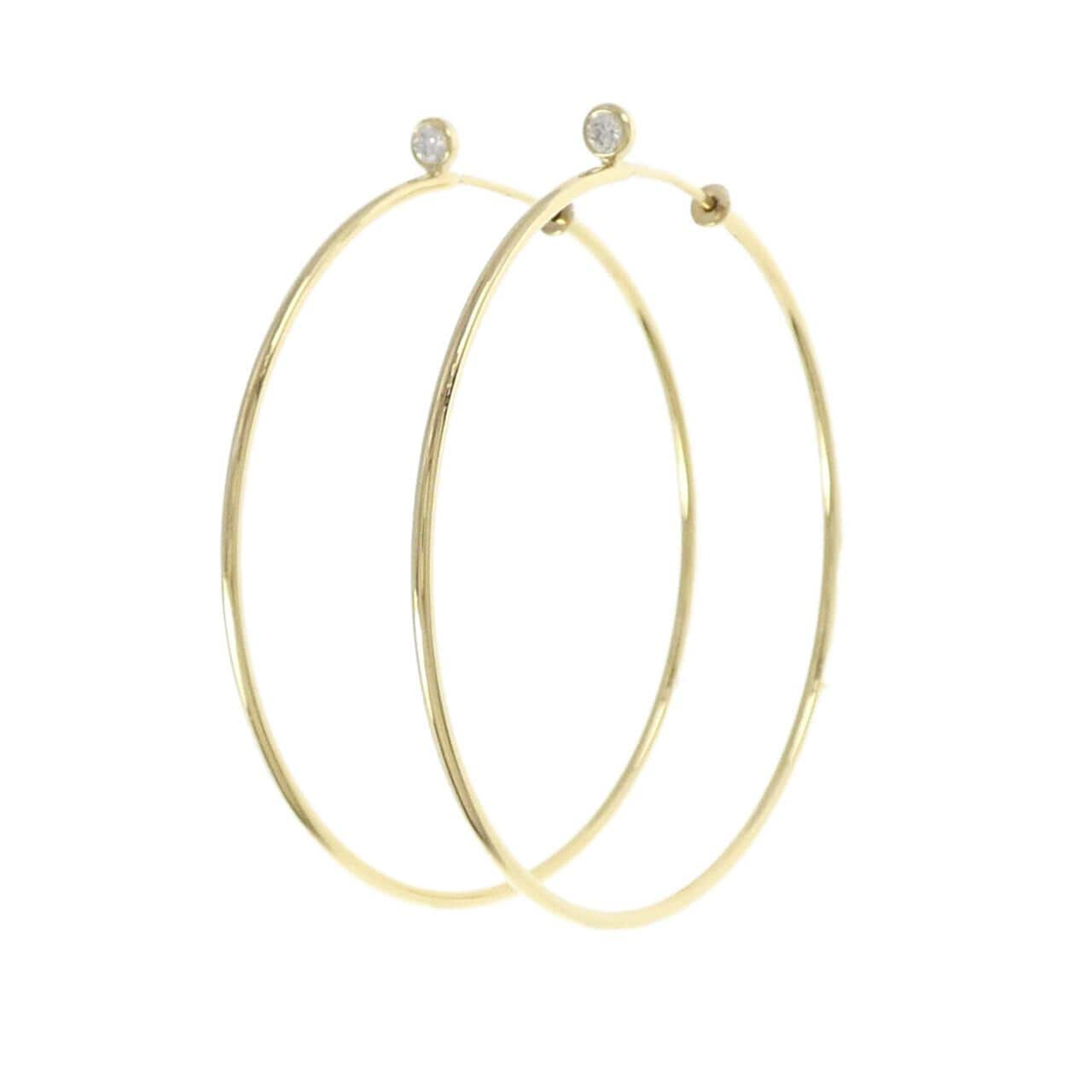 TIFFANY Diamond hoop earrings