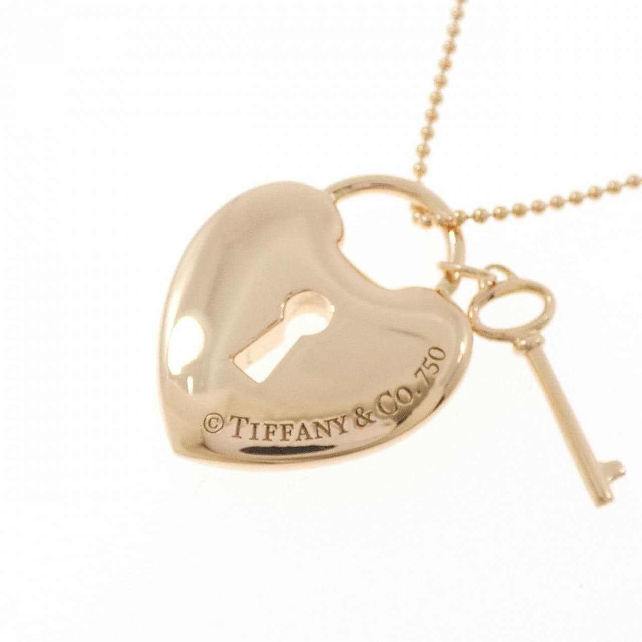 TIFFANY heart lock necklace