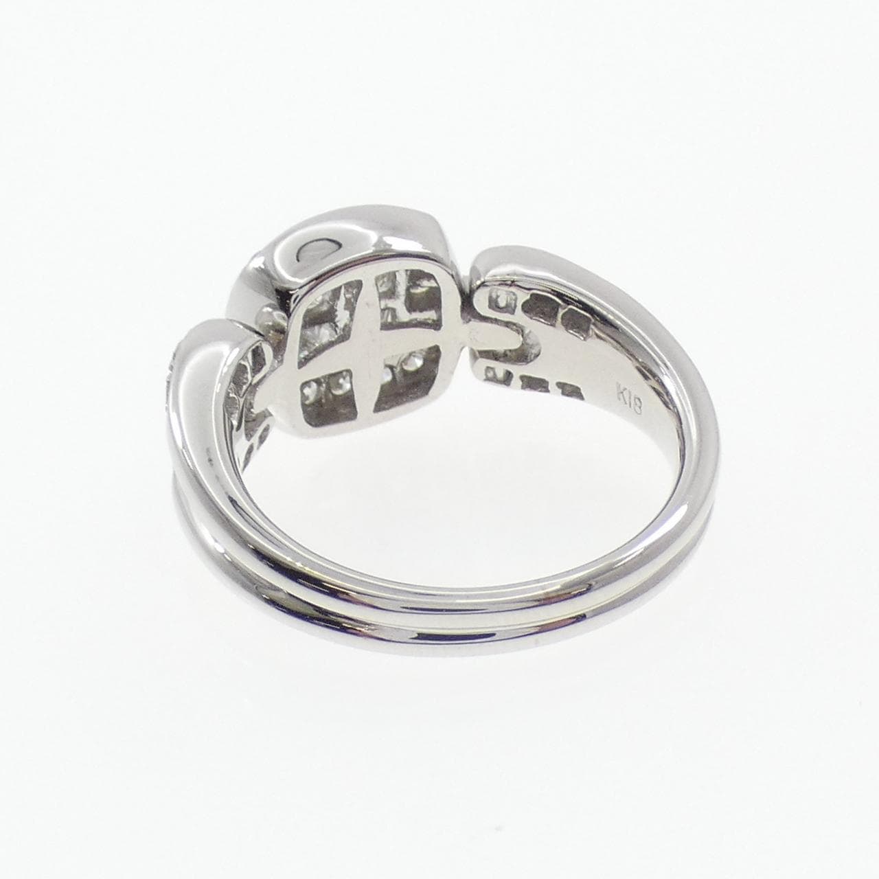 K18WG ダイヤモンド リング 0.89CT