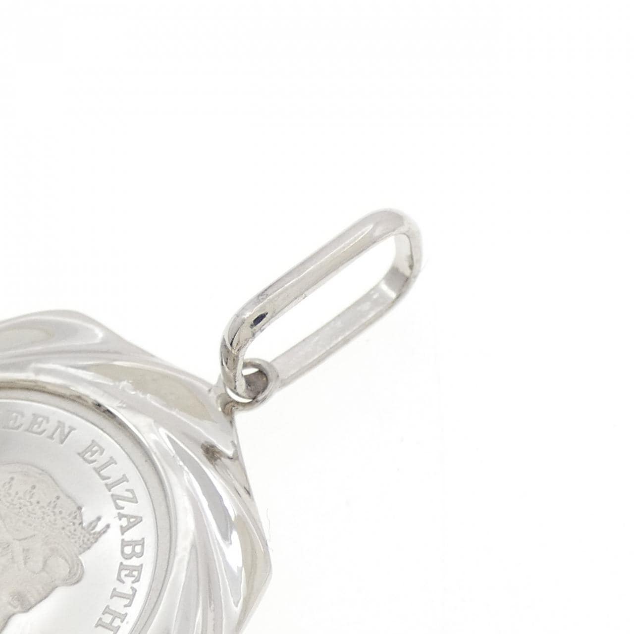 【新品】PT900(枠) コイン ペンダント