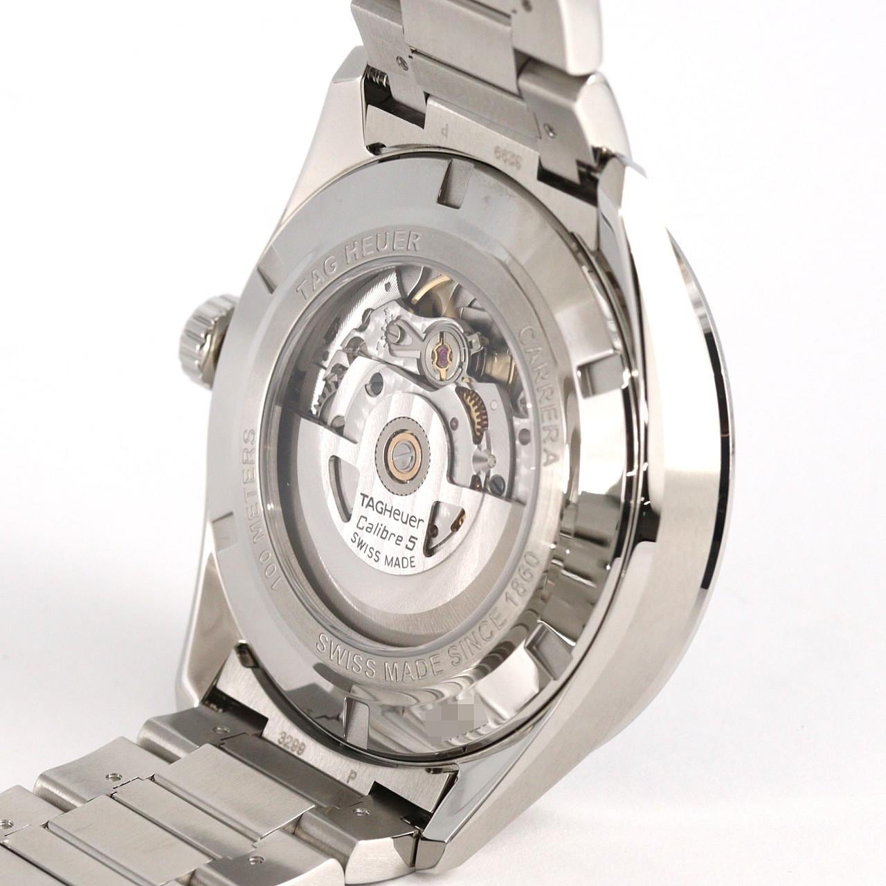 【新品】TAG Heuer 豪雅卡萊拉系列星期日曆腕錶 WBN2012.BA0640 不鏽鋼自動上弦