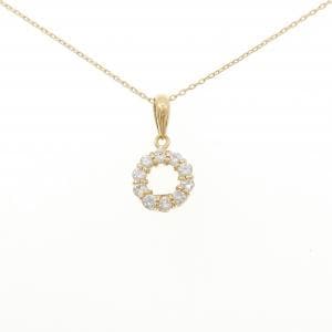 K18YG ダイヤモンド ネックレス 0.24CT