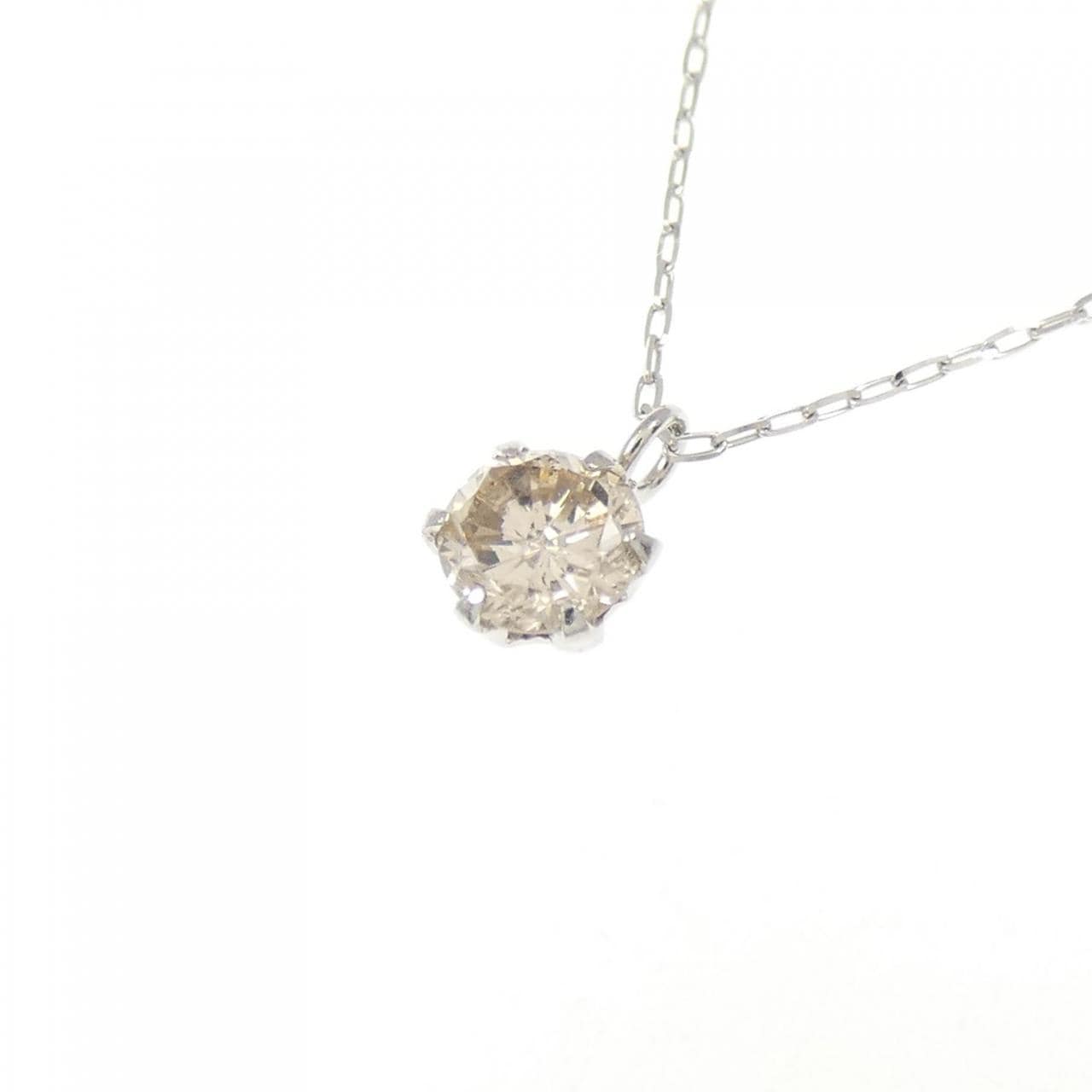 PT900/PT850 ダイヤモンド ネックレス 0.30CT