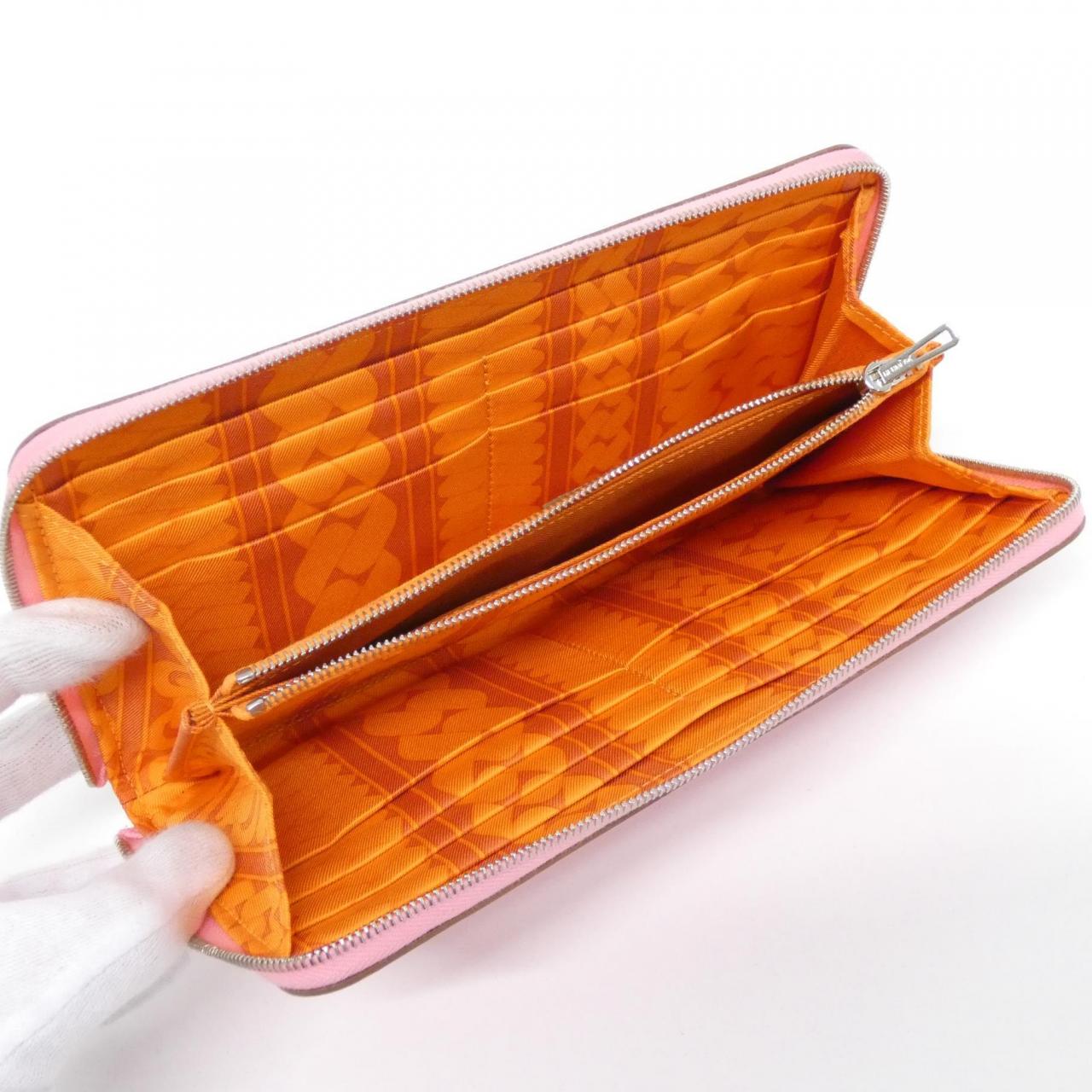 エルメス CLIC CEST NOUE シルク イン クラシック 069648CK 財布