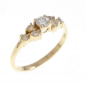 K18YG ダイヤモンド リング 0.20CT