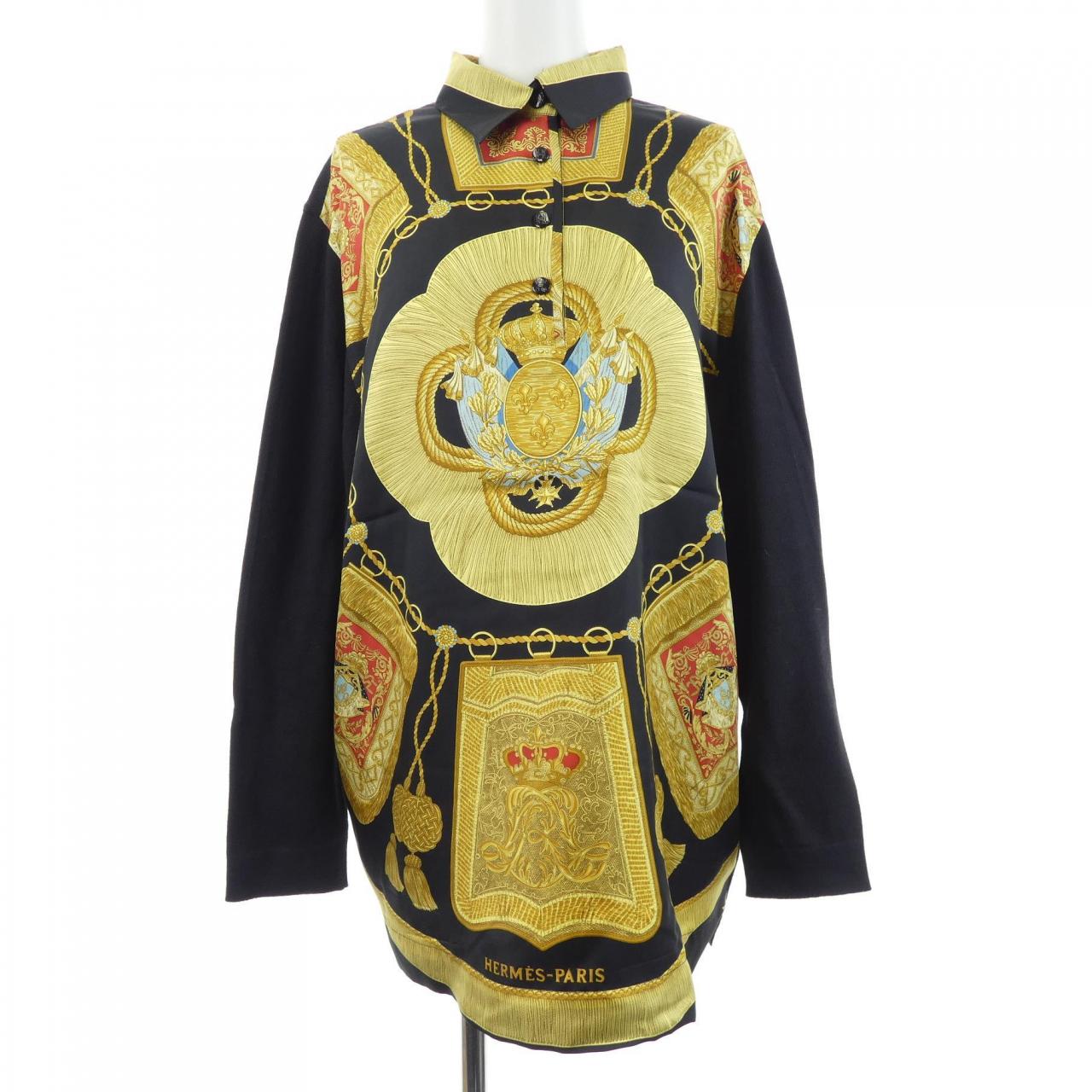 【ヴィンテージ】エルメス HERMES POSTE ET CAVALERIE ツイルレーヌ. トップス