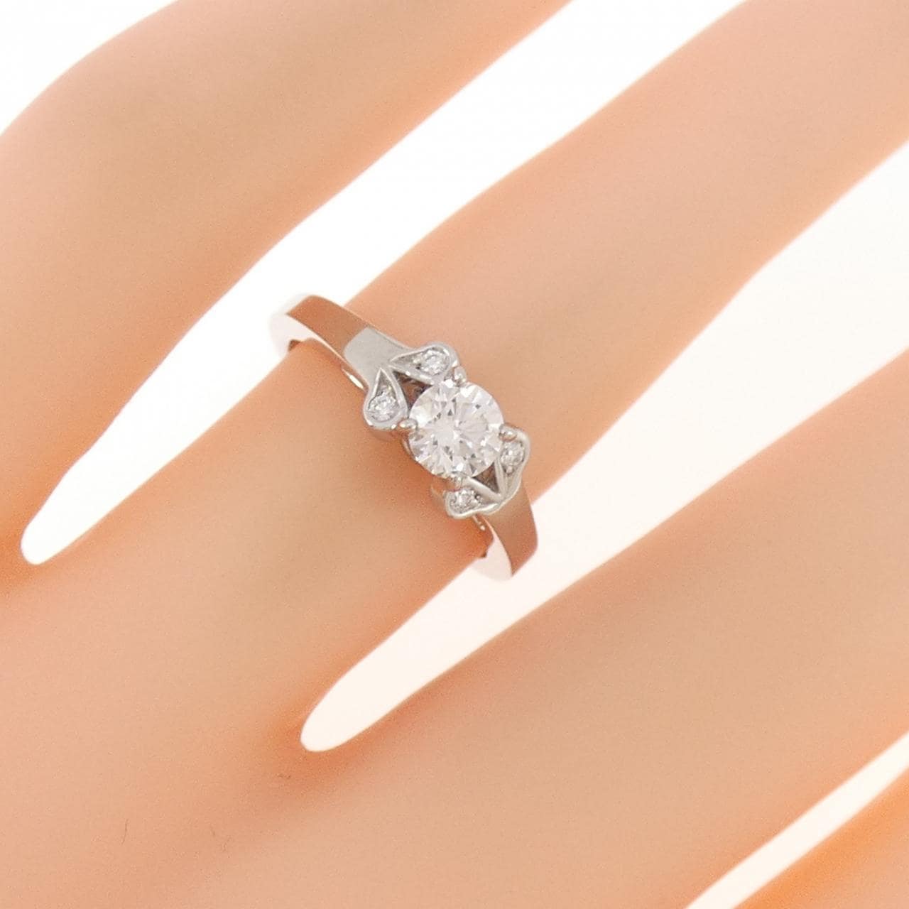 カルティエ バレリーナ リング 0.35CT H VS2 3EXT