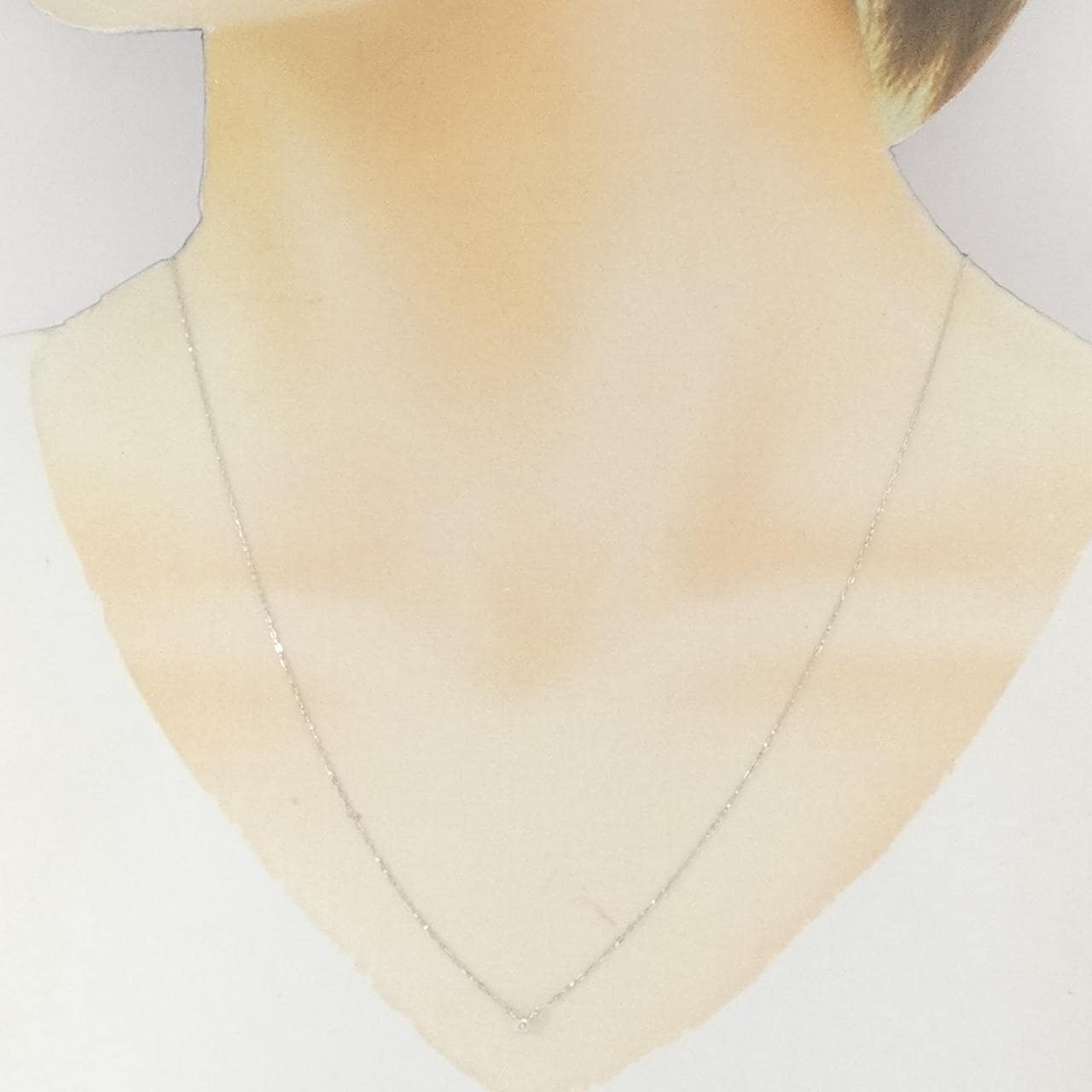 ジュエッテ ダイヤモンド ネックレス 0.02CT