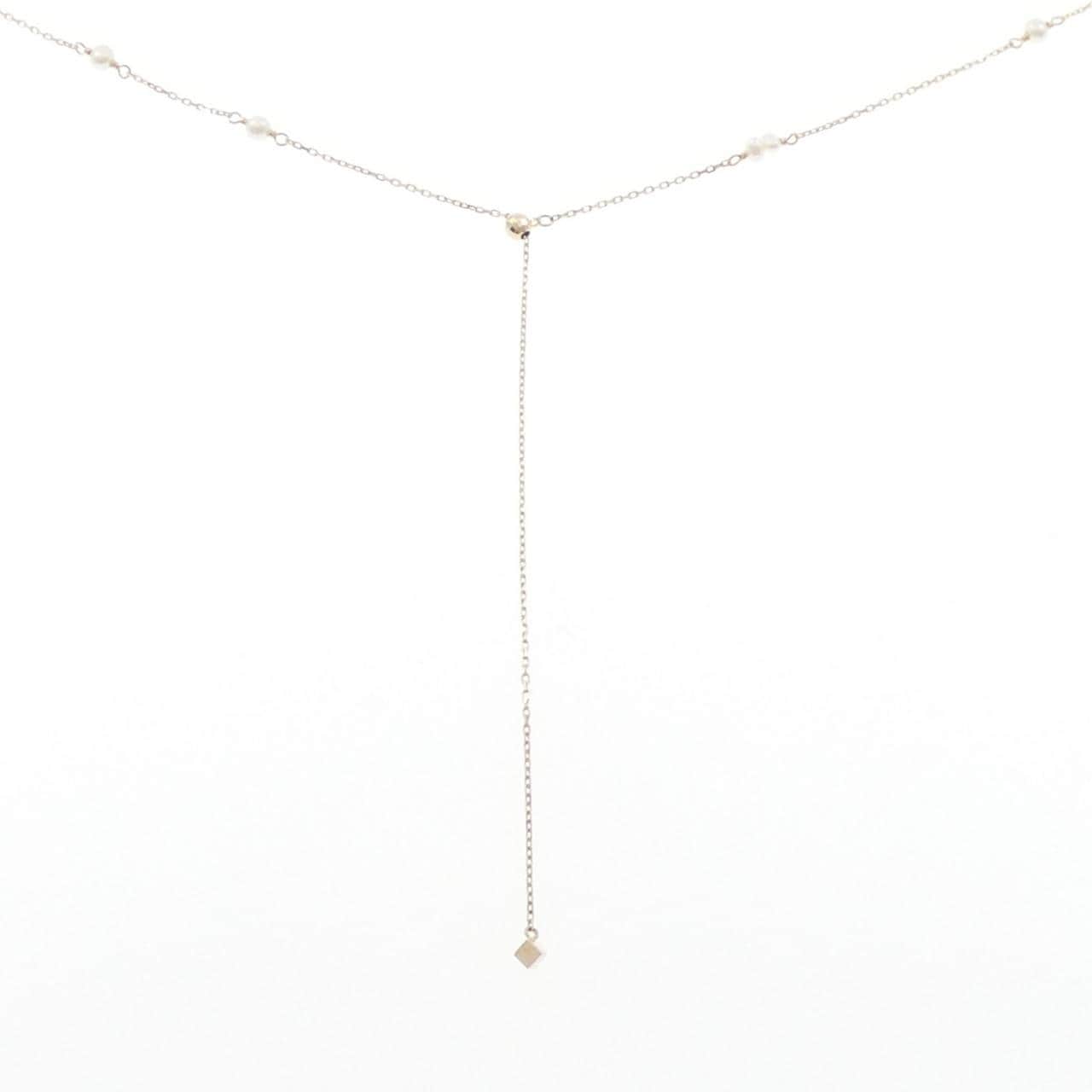 アガット 淡水パール ネックレス