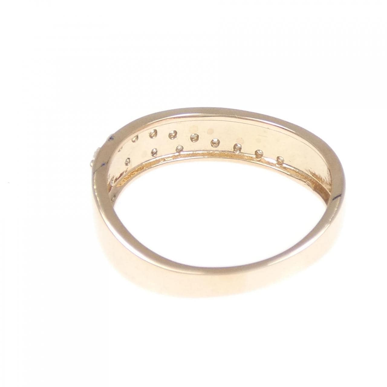 【新品】K18PG ダイヤモンド リング 0.19CT