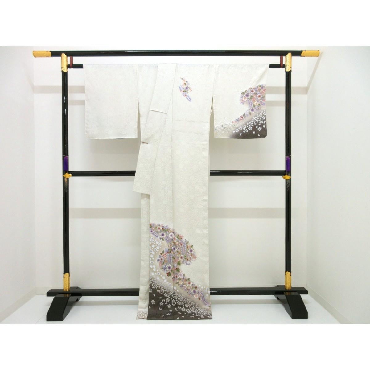 【新品】単衣　訪問着　辻ヶ花