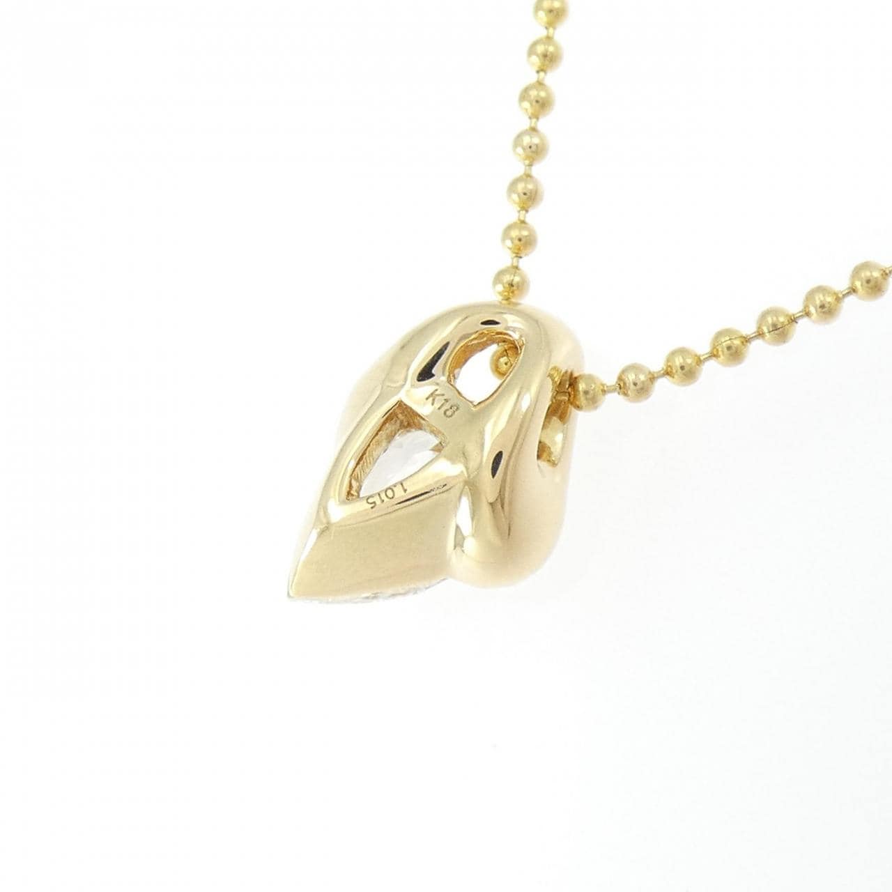 K18YG ダイヤモンド ネックレス 1.015CT