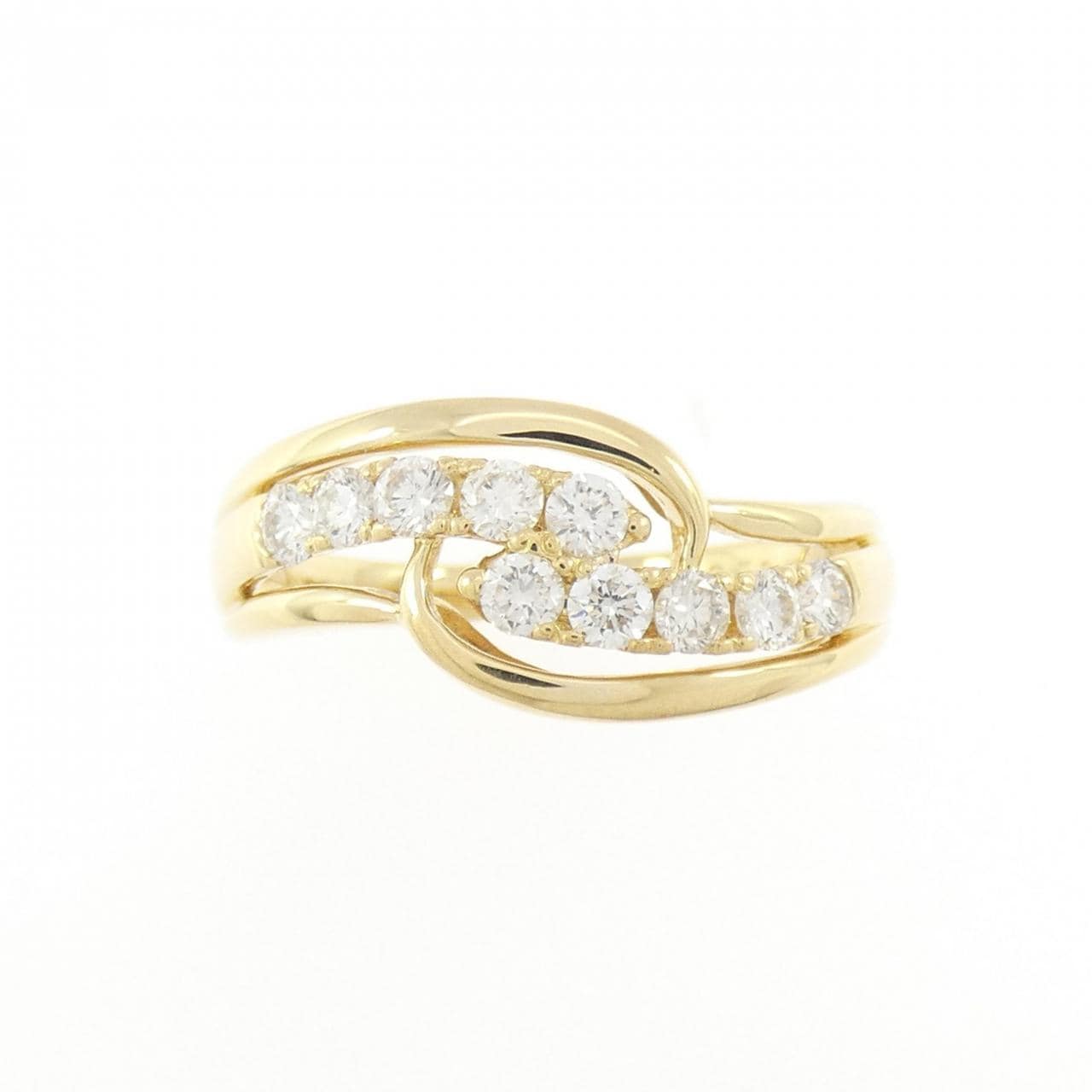 K18YG ダイヤモンド リング 0.53CT