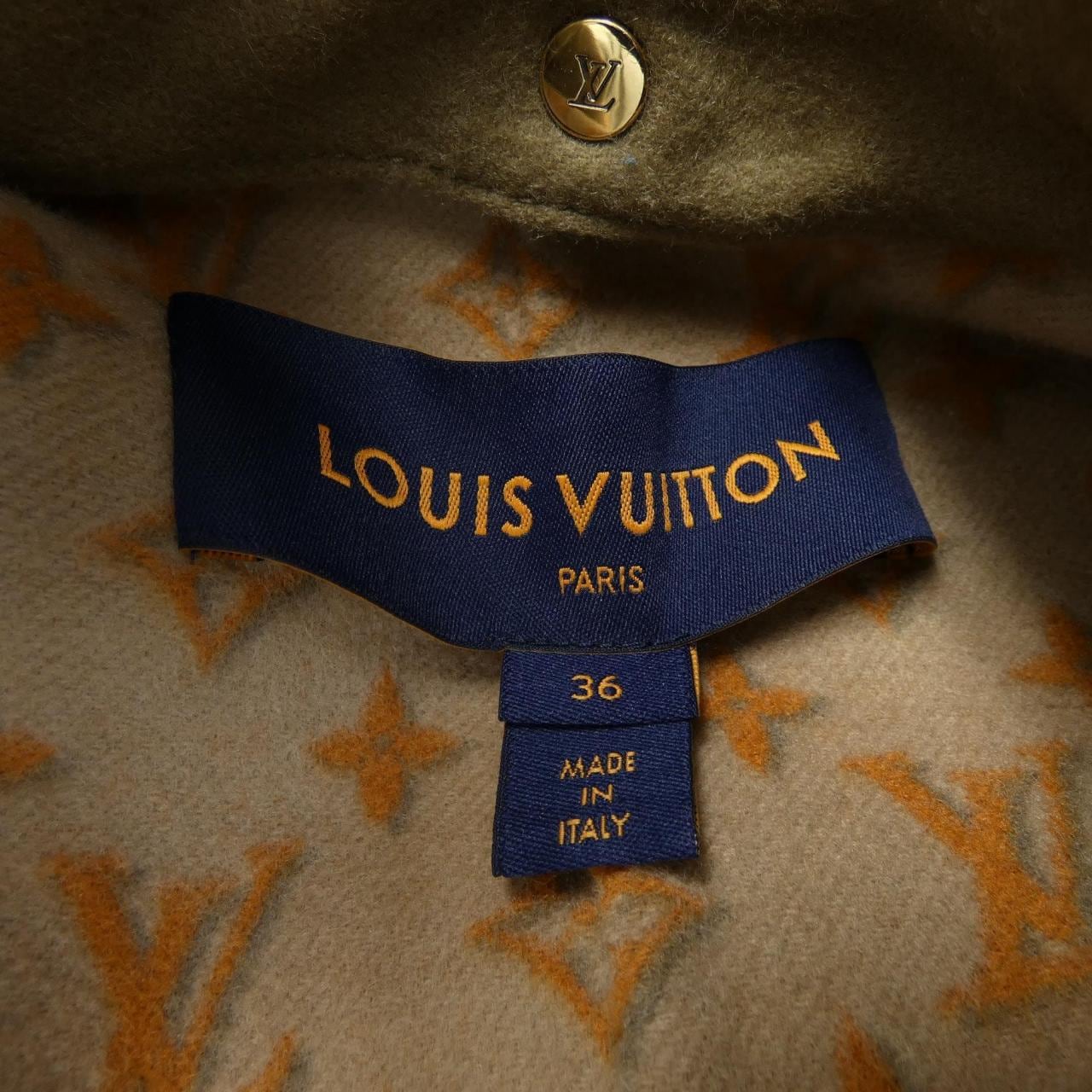 ルイヴィトン LOUIS VUITTON リムーバブルカラーダブルフェイスコート FPCO29AIG コート
