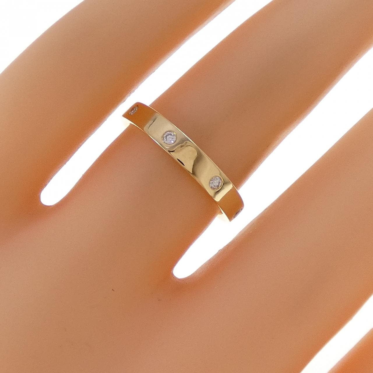 K18YG ダイヤモンド リング 0.05CT