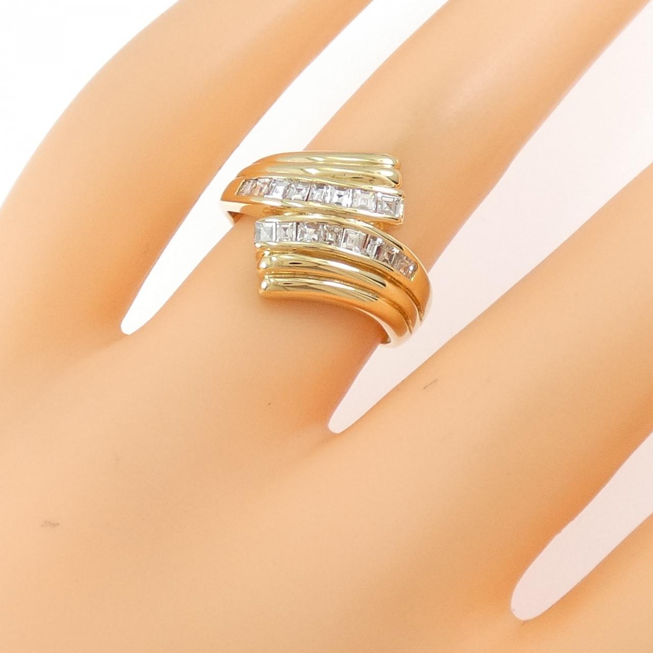 K18YG ダイヤモンド リング 0.51CT