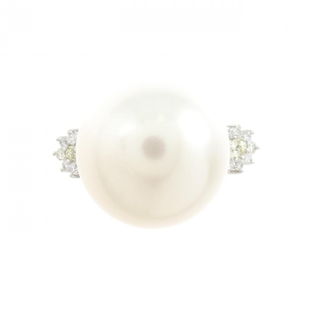 PT900 白蝶パール リング 12.8mm