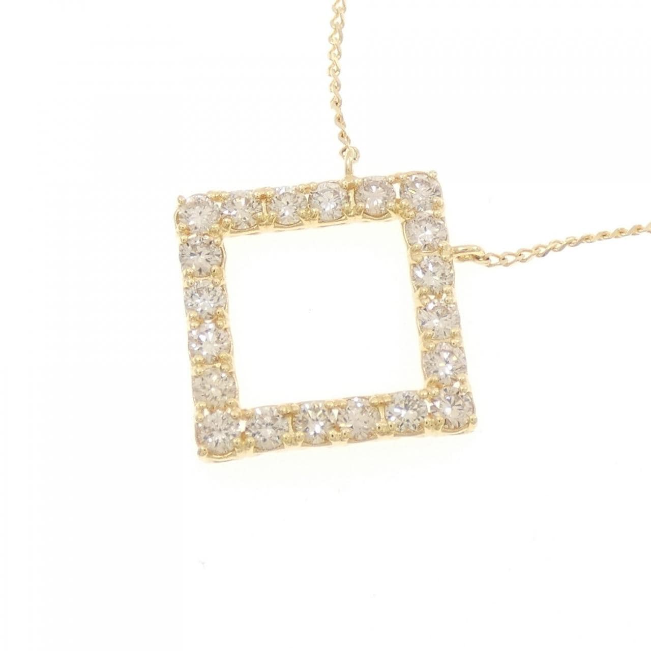 [新品] K18YG钻石项链 0.50CT