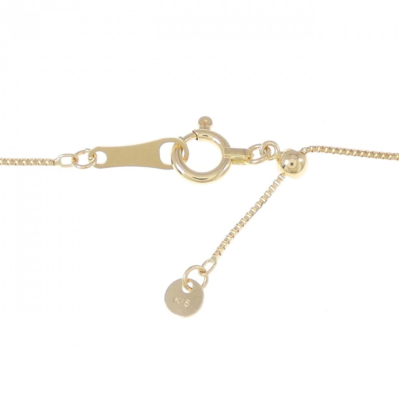 【新品】K18YG ダイヤモンド ネックレス 0.19CT