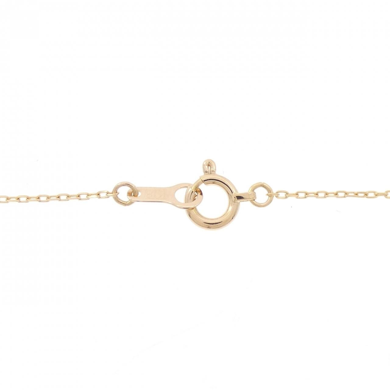 K18YG ハート ダイヤモンド ネックレス 0.05CT