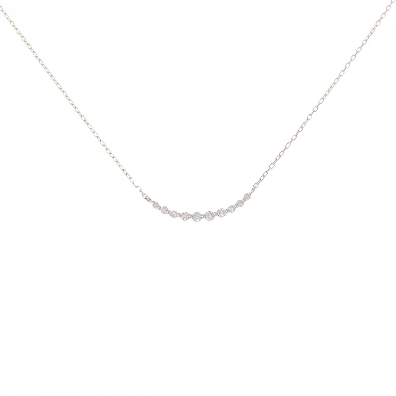 K10YG ダイヤモンド ネックレス 0.08CT